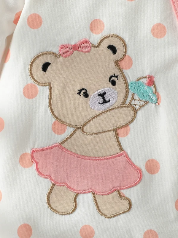 Polka Dot Bear 4-Piece Newborn Set
