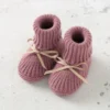 Knit Booties & Mittens Set
