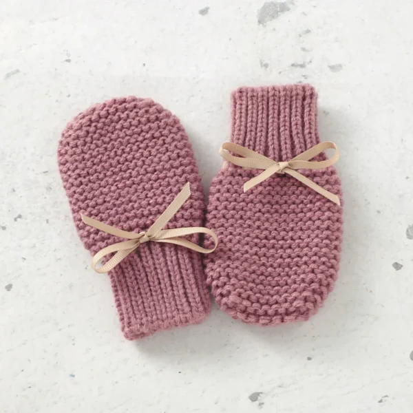 Knit Booties & Mittens Set