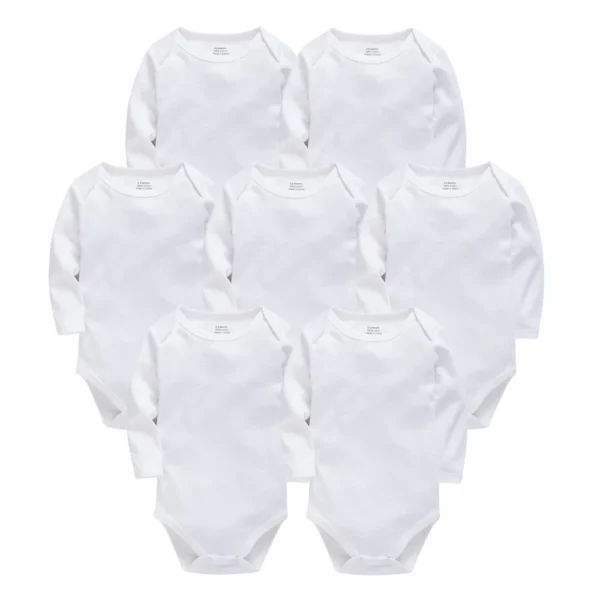 Essential White Long-Sleeve Bodysuit