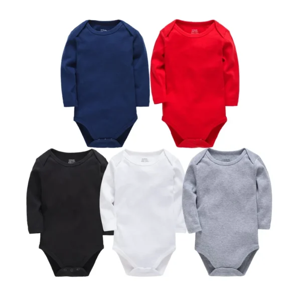 Essential White Long-Sleeve Bodysuit