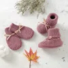 Knit Booties & Mittens Set
