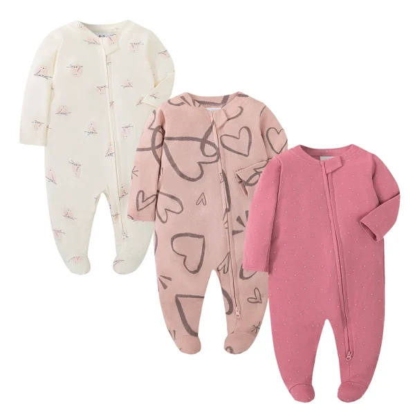 Classic White Zip Sleepsuit