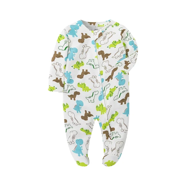 Classic White Zip Sleepsuit