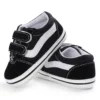 Striped Canvas Baby Sneakers
