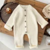 Long Sleeve Knit Jumpsuit