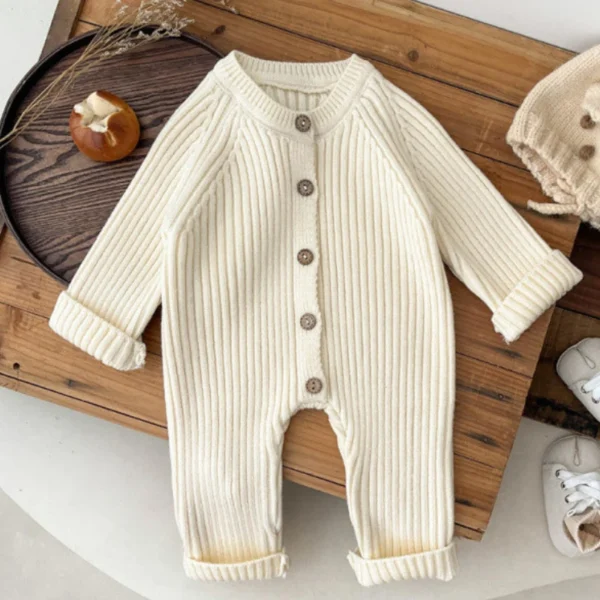 Long Sleeve Knit Jumpsuit