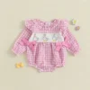 Plaid Duck Bubble Romper