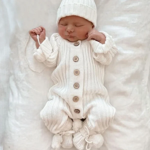 Long Sleeve Knit Jumpsuit