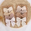 Printed Hair Bow Clips (4 Pack)
