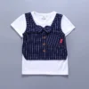 Plaid Tee & Shorts Set