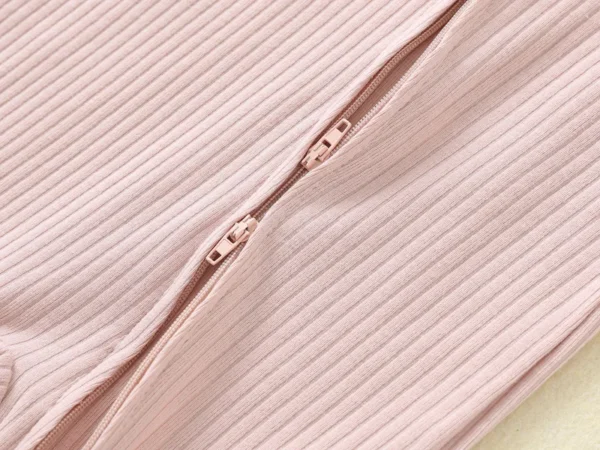 Waffle Cotton Zip Sleeper