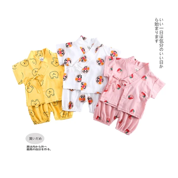 Kimono Top & Shorts Pyjamas