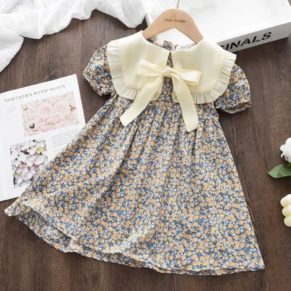 Floral Bow Summer Dress