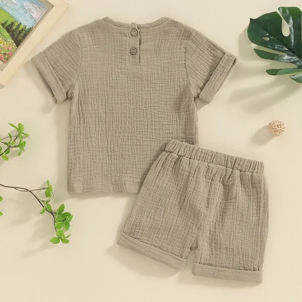 Linen Pocket Tee & Shorts