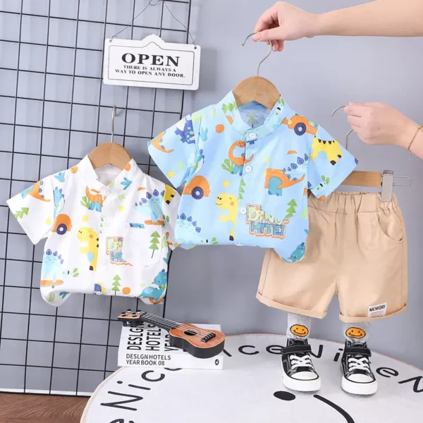 S2f4063dddbf84909baee52721710c809o.webp Dinosaur Tee & Shorts Set