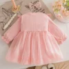 Pink Knit Princess Dress