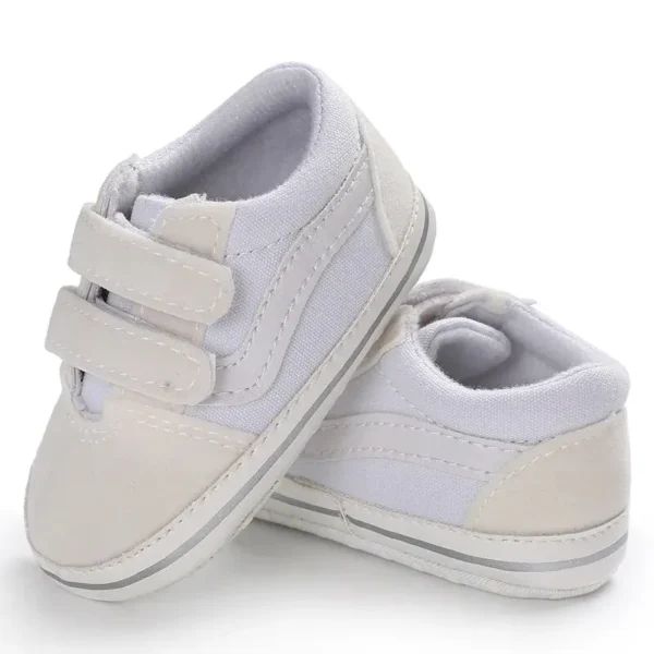 Striped Canvas Baby Sneakers
