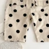 Polka Dot Sleeveless Romper