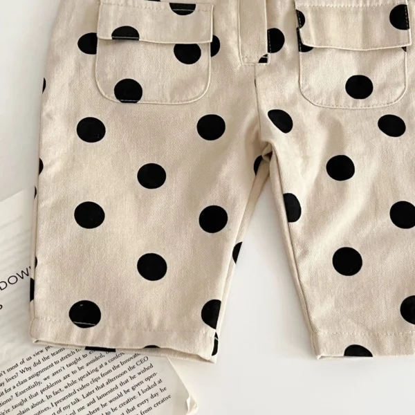 Polka Dot Sleeveless Romper