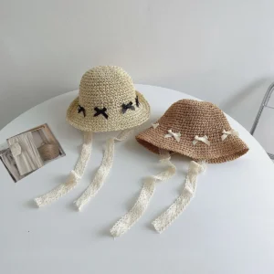 Bear Knitted Mittens with Rope