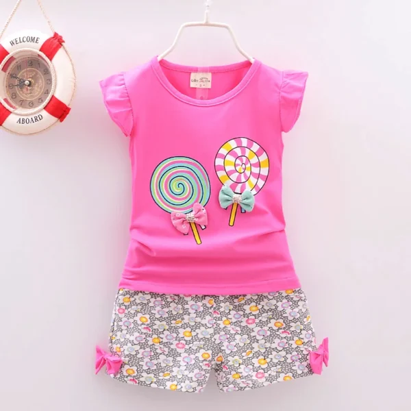 Lollipop Tee & Shorts Set
