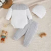 Colour-Block 3-Piece Newborn Set