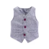 Grey Vest 4-Piece Suit