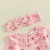 S5a54ca482fa646e9b563045085c7a95a1.webp Ruffle Waffle Romper & Headband