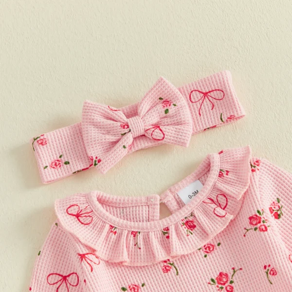 S5a54ca482fa646e9b563045085c7a95a1.webp Ruffle Waffle Romper & Headband