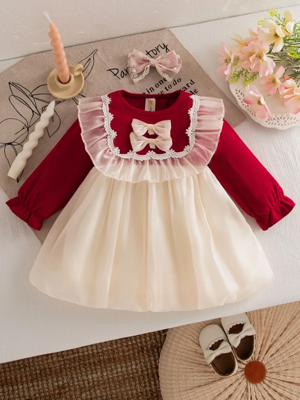 Pink Knit Princess Dress