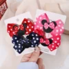 Polka Dot Bow Clips (2 Pack)