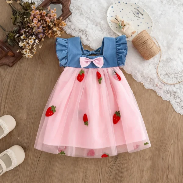 S67eab6d3726f4a98b19ddc59b8c9322ca.webp Cherry Mesh Summer Dress