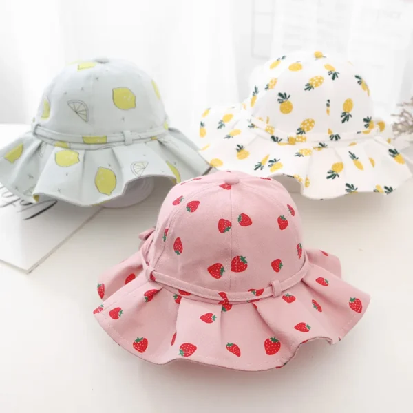 Fruit Print Bucket Hat