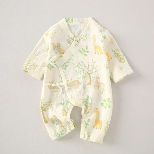 Gauze Kimono Romper
