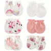 Newborn Mittens (6 Pairs)