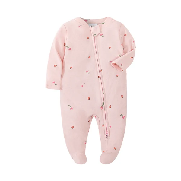 Classic White Zip Sleepsuit
