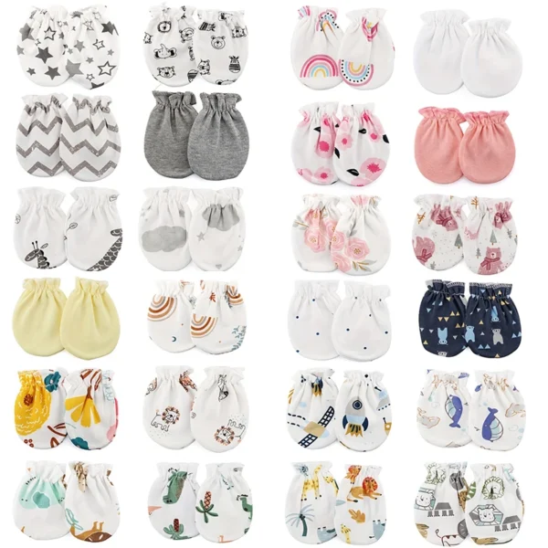 Newborn Mittens (6 Pairs)