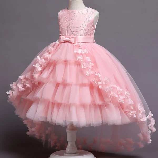 Pink Lace Party Dress