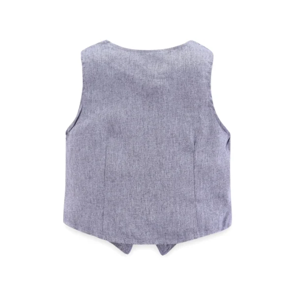 Grey Vest 4-Piece Suit