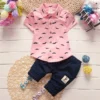 S866aa3878ed5494fb844cbe94a78121b1.webp Printed Shirt & Shorts Set