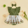 S88a97be8d04240ecb9c4093d52915e62R.webp Lace Floral Romper Dress & Headband