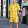 S8d813e4d35964b7d8874e9fe21fd8f8eT.webp Striped Shirt & Shorts Set