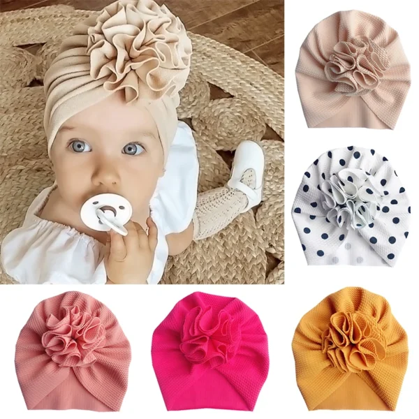 S8ef4606ed35541f1b3448c9f16d3df26L.webp Flower Turban Beanie