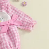 Plaid Duck Bubble Romper