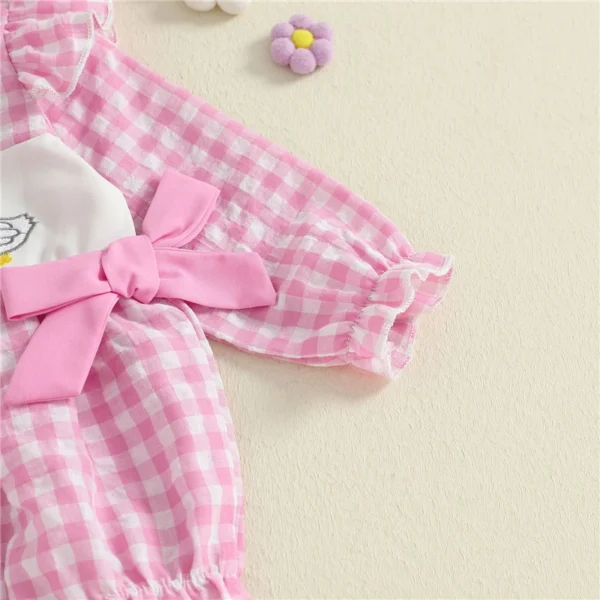 Plaid Duck Bubble Romper