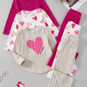 Bear Print Cotton Pyjama Set