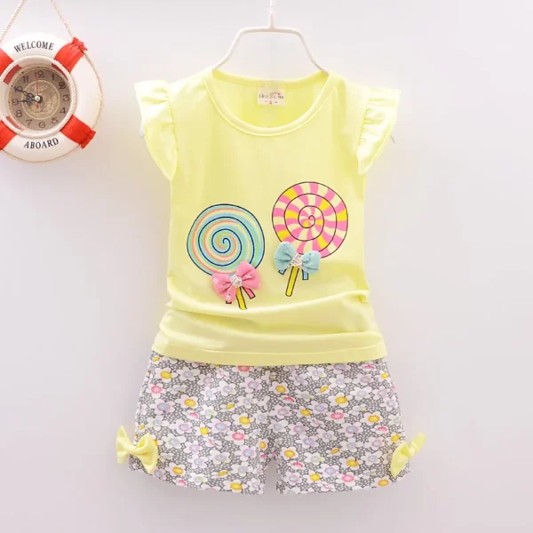Lollipop Tee & Shorts Set