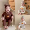 Bear Print Cotton Pyjama Set