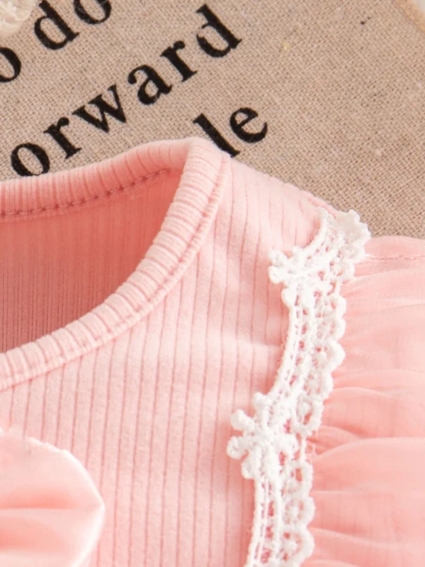 Pink Knit Princess Dress